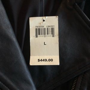 Lucky Leather Jacket Ladies Size L. NWT Paid $449